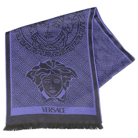 versace scarf purple medusa|versace foulards for women.